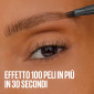 Immagine 7 - Maybelline New York Brow Inserts Penna Moltiplica Sopracciglia 2in1 con Punta Tripla e Pettinino - Colore 04 Medium Brown