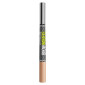 Immagine 1 - Maybelline New York Brow Inserts Penna Moltiplica Sopracciglia 2in1 con Punta Tripla e Pettinino - Colore 01 Blonde