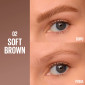Immagine 2 - Maybelline New York Brow Inserts Penna Moltiplica Sopracciglia 2in1 con Punta Tripla e Pettinino - Colore 02 Soft Brown