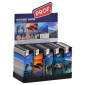 Immagine 1 - Prof Maxi Accendino Elettronico Grande Ricaricabile con Fantasia Ocean Trip - Box da 50 Accendini
