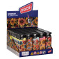 Immagine 1 - Prof Maxi Accendino Elettronico Turbo Antivento Grande Ricaricabile con Fantasia Flower Eyes - Box da 50 Accendini