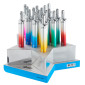 Immagine 1 - Champ Maxi Accendigas Elettronico Grande Ricaricabile Multiuso con Fantasia Gradient - Box da 18 Accendini