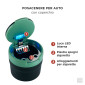 Immagine 2 - Champ Posacenere Rotondo per Auto con Coperchio in Plastica Ø6,9cm