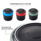 Immagine 3 - Champ Posacenere Rotondo per Auto con Coperchio in Plastica Ø6,9cm