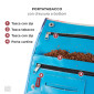 Immagine 2 - Champ Portatabacco in Ecopelle con Chiusura a Bottoni Fantasia Summer per Tabacco Filtri e Cartine
