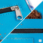 Immagine 4 - Champ Portatabacco in Ecopelle con Chiusura a Bottoni Fantasia Summer per Tabacco Filtri e Cartine
