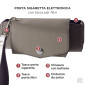 Immagine 2 - Champ Porta Sigaretta Elettronica in Ecopelle Colorato con Tasca Porta Filtri con Chiusura a Bottone e Cinturino da Polso