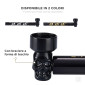Immagine 3 - Champ High Pipa a Tubo in Vetro e Metallo con Braciere a Teschio e Griglie di Ricambio Fantasia Skull - Lunghezza 125mm