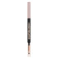 Immagine 2 - Maybelline New York Sculpting Stix Matita Occhi Automatica 2in1 con Punta Inclinata e Pennellino - Colore 016 Black Blur