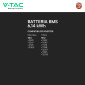 Immagine 3 - V-Tac RW-M61 Batteria BMS LiFePO4 51,2V 6,14kWh Garanzia 10 Anni IP65 per Inverter Impianto Fotovoltaico CEI 0-21 - SKU 11539