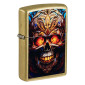 Immagine 1 - Zippo Accendino a Benzina Ricaricabile e Antivento con Fantasia Skull Design - mod. 46715