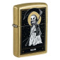 Immagine 1 - Zippo Accendino a Benzina Ricaricabile e Antivento con Fantasia Death Card Design - mod. 46722