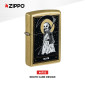 Immagine 2 - Zippo Accendino a Benzina Ricaricabile e Antivento con Fantasia Death Card Design - mod. 46722