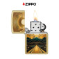 Immagine 4 - Zippo Accendino a Benzina Ricaricabile e Antivento con Fantasia Through the Mountains Design - mod. 47137