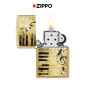 Immagine 5 - Zippo Accendino a Benzina Ricaricabile e Antivento con Fantasia Piano and Notes Design - mod. 46712