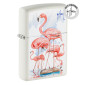 Immagine 1 - Zippo Accendino a Benzina Ricaricabile e Antivento con Fantasia Guy Harvey Flamingos Design - mod. 47103