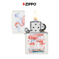 Immagine 5 - Zippo Accendino a Benzina Ricaricabile e Antivento con Fantasia Guy Harvey Flamingos Design - mod. 47103