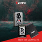 Immagine 6 - Zippo Accendino a Benzina Ricaricabile e Antivento con Fantasia Rick Rietveld Ace of Spades Design - mod. 47112