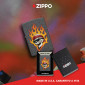 Immagine 6 - Zippo Accendino a Benzina Ricaricabile e Antivento con Fantasia Rick Rietveld Flaming Skull Design - mod. 46933