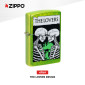 Immagine 2 - Zippo Accendino a Benzina Ricaricabile e Antivento con Fantasia The Lovers Design - mod. 47169
