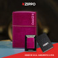 Immagine 6 - Zippo Accendino a Benzina Ricaricabile e Antivento con Fantasia Logo Zippo - mod. 24003ZL