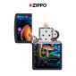 Immagine 5 - Zippo Accendino a Benzina Ricaricabile e Antivento con Fantasia Glowing Mushroom Design - mod. 46947