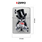 Immagine 4 - Zippo Accendino a Benzina Ricaricabile e Antivento con Fantasia Rick Rietveld Ace of Spades Design - mod. 47112