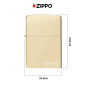 Immagine 4 - Zippo Accendino a Benzina Ricaricabile e Antivento con Fantasia Classic Champagne Zippo - mod. 46682ZL