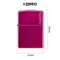 Immagine 4 - Zippo Accendino a Benzina Ricaricabile e Antivento con Fantasia Logo Zippo - mod. 24003ZL