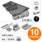 Immagine 11 - Zavorra di Supporto Riempibile e Impilabile Landatu Solar per Pannelli Fotovoltaici in HDPE Inclinazione 15° Capacità 56L/100KG