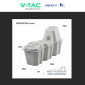 Immagine 13 - Zavorra di Supporto Riempibile e Impilabile Landatu Solar per Pannelli Fotovoltaici in HDPE Inclinazione 15° Capacità 90L/200KG