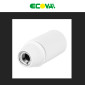 Immagine 15 - Ecova Portalampada per Lampadine E14 in Plastica Liscia Attacco con Morsetto a Vite Colore Bianco - mod. 83240