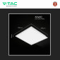 Immagine 7 - V-Tac VT-61041 Pannello LED Quadrato 60x60 40W SMD a Incasso - SKU 24141 / 24142