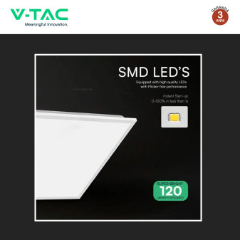 V-Tac VT-61041 10 Pannelli LED SMD Quadrato 60x60 40W