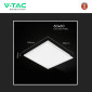 Immagine 8 - V-Tac VT-61042 10 Pannelli LED Quadrati 60x60 40W SMD a Incasso - SKU 24143 / 24144