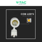 Immagine 9 - V-Tac VT-4536 Faretto LED da Binario 35W Track Light COB Colore Bianco - SKU 211255 / 211256 / 211257