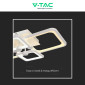Immagine 7 - V-TAC VT-7718 Plafoniera LED a Superficie 70W SMD Changing Color CCT Dimmerabile con Telecomando Colore Bianco - SKU 23395