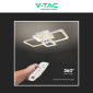 Immagine 10 - V-TAC VT-7718 Plafoniera LED a Superficie 70W SMD Changing Color CCT Dimmerabile con Telecomando Colore Bianco - SKU 23395