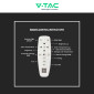 Immagine 11 - V-TAC VT-7718 Plafoniera LED a Superficie 70W SMD Changing Color CCT Dimmerabile con Telecomando Colore Bianco - SKU 23395