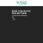Immagine 3 - V-Tac Base con Ruote per Batteria Colore Nero - SKU 12712