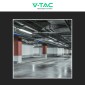 Immagine 6 - V-Tac VT-15022 Plafoniera LED IP65 con 2 Tubi T8 G13 da 120cm Colore Grigio Scuro - SKU 6388 / 6400