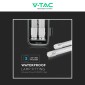 Immagine 9 - V-Tac VT-15022 Plafoniera LED IP65 con 2 Tubi T8 G13 da 120cm Colore Grigio Scuro - SKU 6388 / 6400