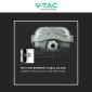 Immagine 11 - V-Tac VT-15022 Plafoniera LED IP65 con 2 Tubi T8 G13 da 120cm Colore Grigio Scuro - SKU 6388 / 6400