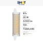 Immagine 2 - Bot Lighting Lampadina LED R7s 20W SMD Tubolare 150 lm/W - mod. SLD9730X3