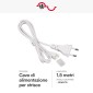 Immagine 2 - FAI Cavo di Alimentazione per Strisce LED 5069/15 con Spina Italiana 10A 2P e Giunzione in Plastica 1,5m - mod. 5069/15/ALIM