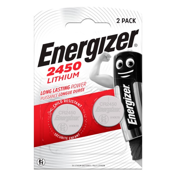 Batterie CR2450 a Bottone 3V al Litio Energizer
