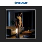 Immagine 6 - Velamp Lampada LED 5W Portatile con Luce di Emergenza Anti Black Out a Batteria Ricaricabile - mod. IR162