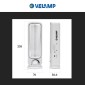 Immagine 7 - Velamp Lampada LED 5W Portatile con Luce di Emergenza Anti Black Out a Batteria Ricaricabile - mod. IR162