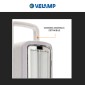 Immagine 10 - Velamp Lampada LED 5W Portatile con Luce di Emergenza Anti Black Out a Batteria Ricaricabile - mod. IR162