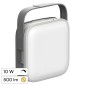 Immagine 1 - CFG Slide 500 Lampada LED 10W Portatile con Luce di Emergenza SMD Ricaricabile Dimmerabile Anti-Blackout Grigia - mod. EL178